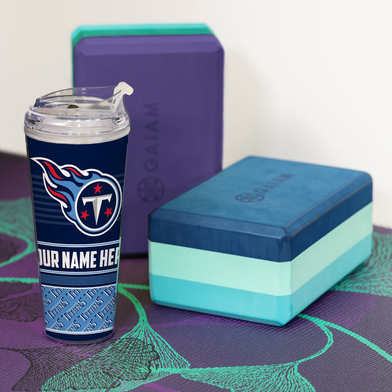 Titans Personalized 24 ox Hinged Lid Tumbler