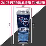 Titans Personalized 24 ox Hinged Lid Tumbler