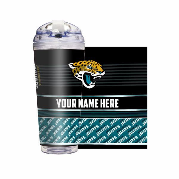 Jaguars Personalized 24 Oz Hinged Lid Tumbler