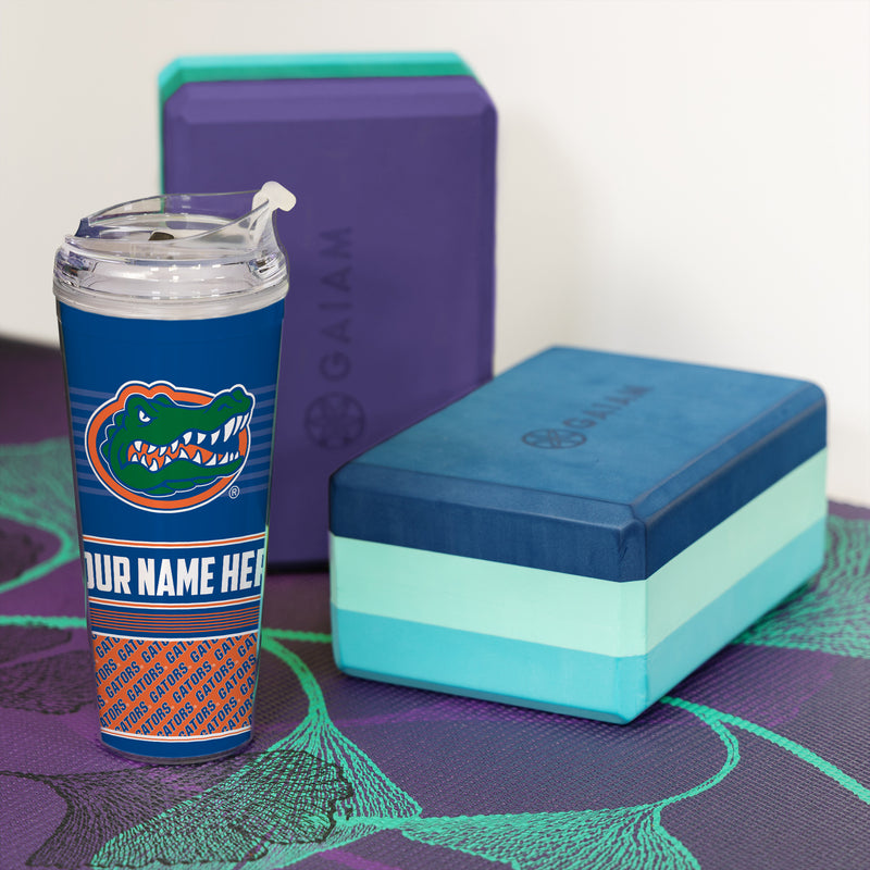 Florida University Personalized 24 Oz Hinged Lid Tumbler