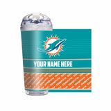 Dolphins Personalized 24 Oz Hinged Lid Tumbler