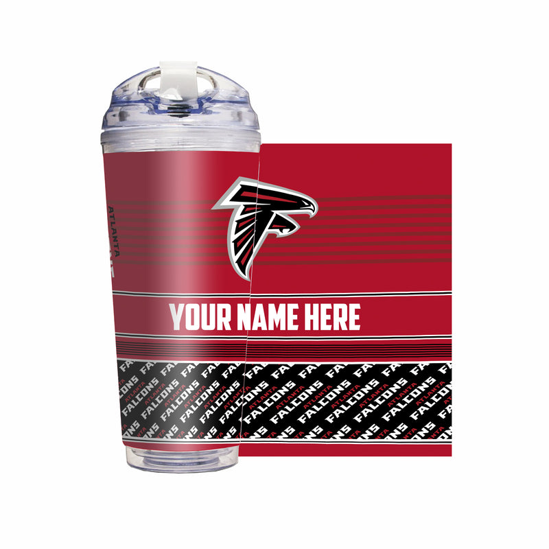 Falcons Personalized 24 Oz Hinged Lid Tumbler