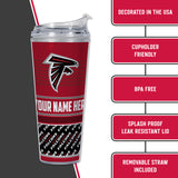 Falcons Personalized 24 Oz Hinged Lid Tumbler