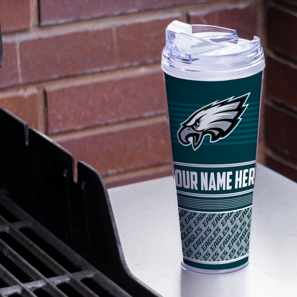 Eagles Personalized 24 Oz Hinged Lid Tumbler