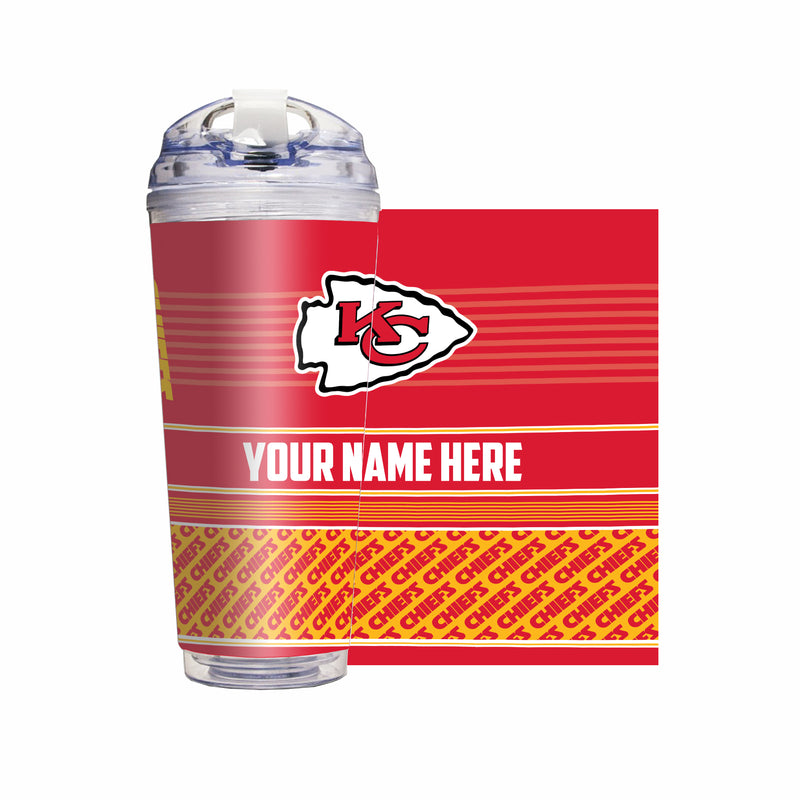Chiefs Personalized 24 Oz Hinged Lid Tumbler