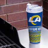 Rams Personalized 24 Oz Hinged Lid Tumbler