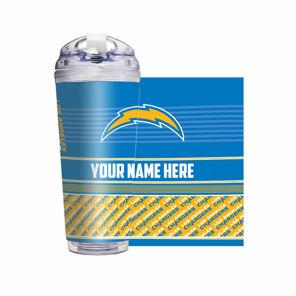 Chargers Personalized 24 Oz Hinged Lid Tumbler