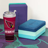 Arizona Cardinals Personalized 24 Oz Hinged Lid Tumbler