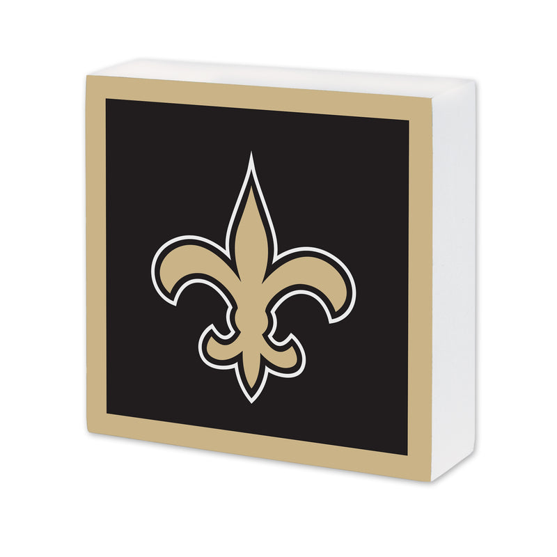 New Orleans Saints 6X6 Wood Sign