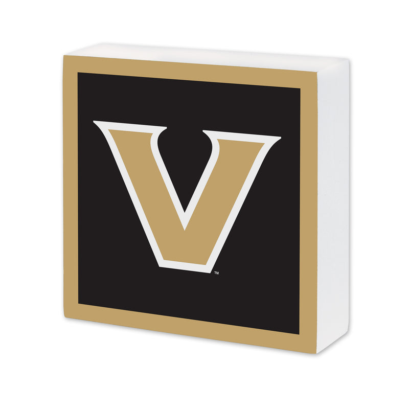 Vanderbilt Commodores 6X6 Wood Sign
