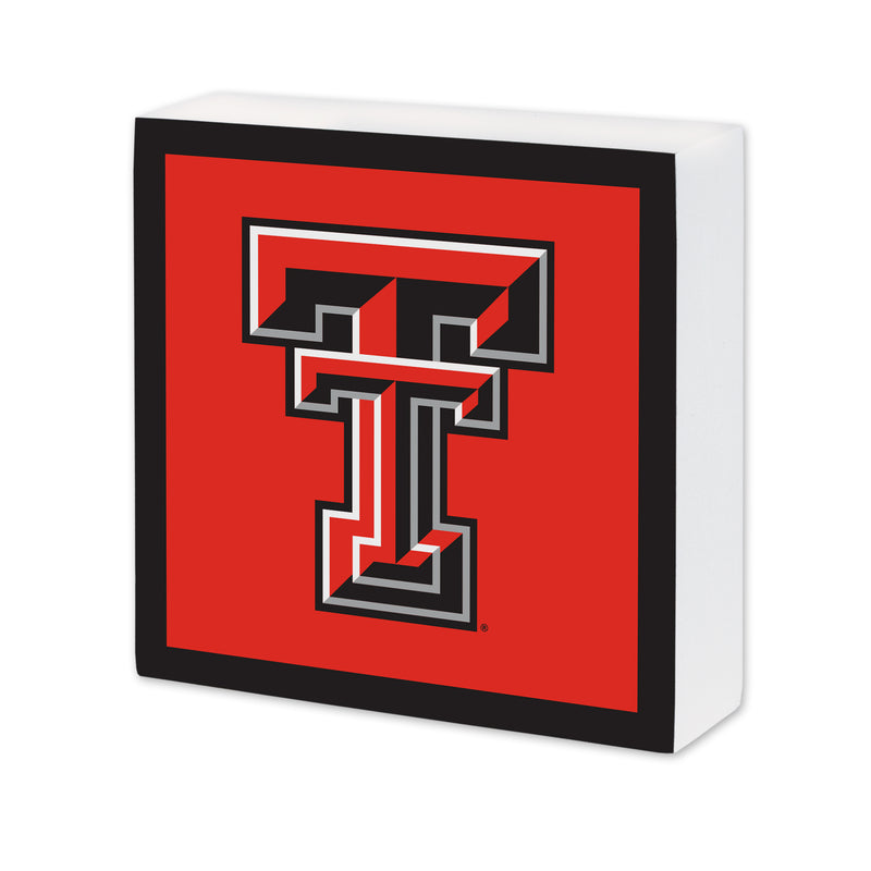 Texas Tech Red Raiders 6X6 Wood Sign