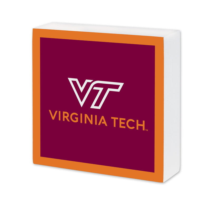 Virginia Tech Hokies 6X6 Wood Sign