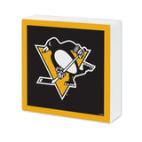 Pittsburgh Penguins 6X6 Wood Sign