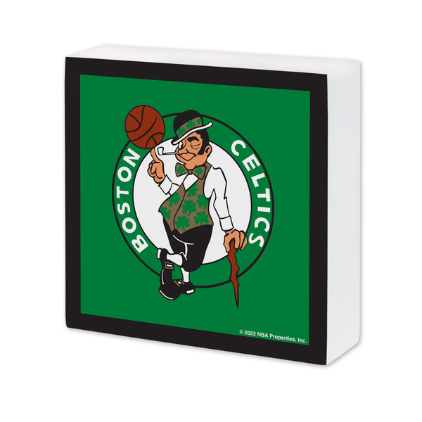 Boston Celtics 6X6 Wood Sign