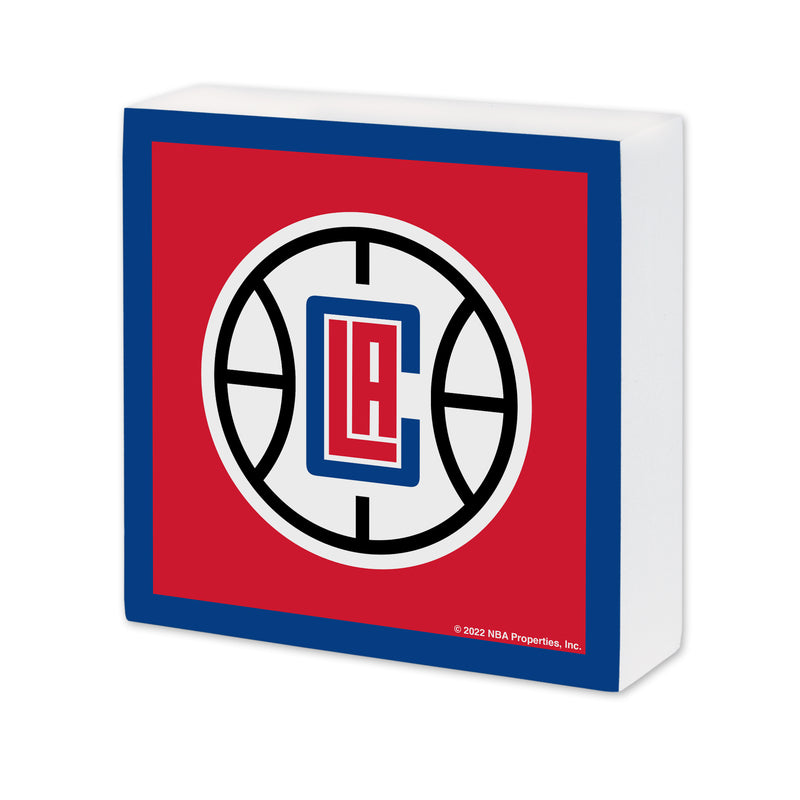 Los Angeles Clippers 6X6 Wood Sign