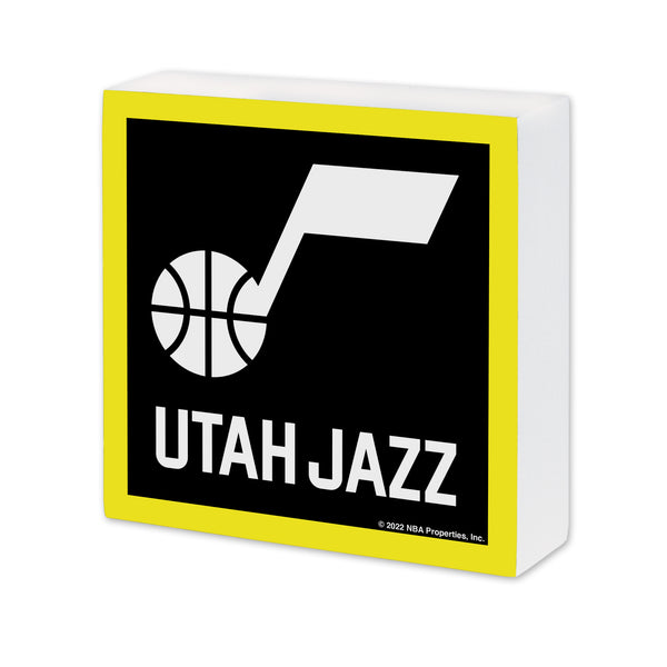 Utah Jazz 6X6 Wood Sign