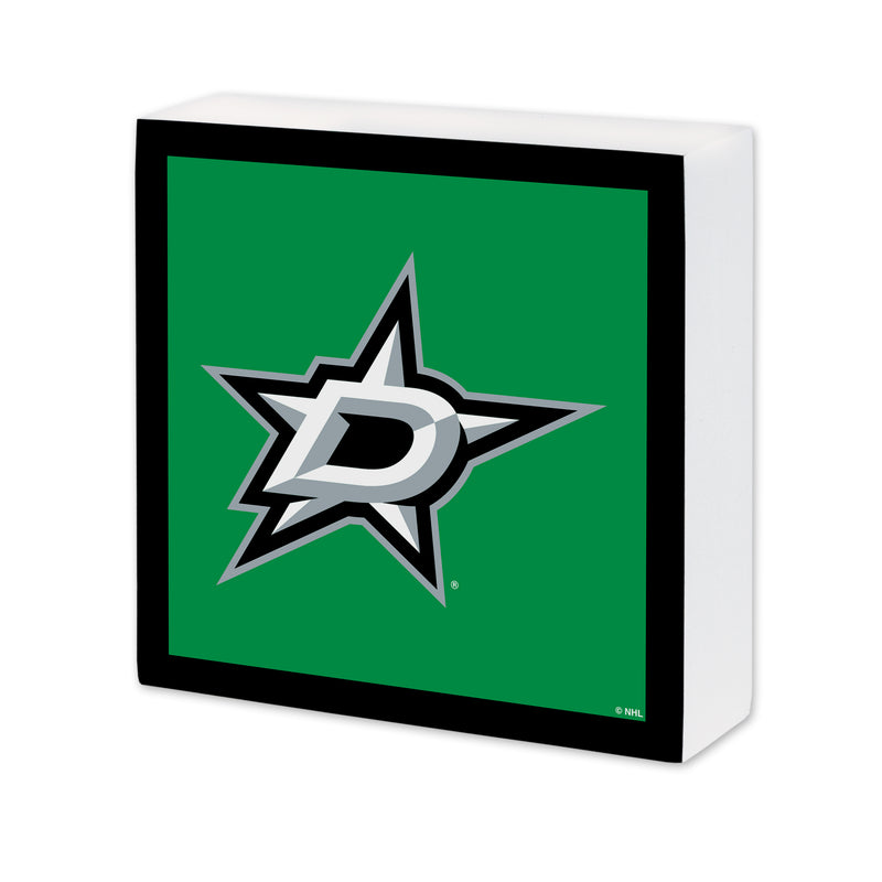 Dallas Stars 6X6 Wood Sign