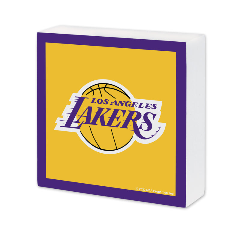 Los Angeles Lakers 6X6 Wood Sign