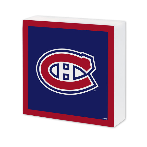 Montreal Canadiens 6X6 Wood Sign