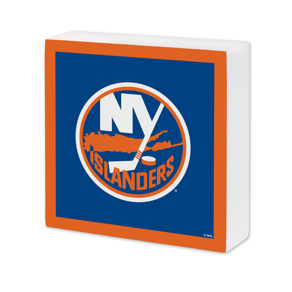 New York Islanders 6X6 Wood Sign