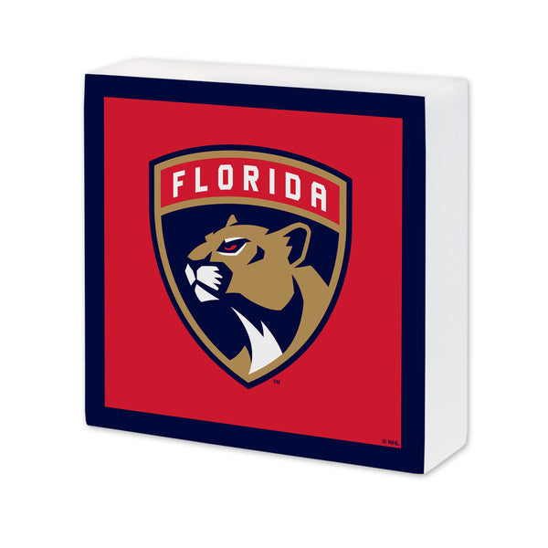 Florida Panthers 6X6 Wood Sign
